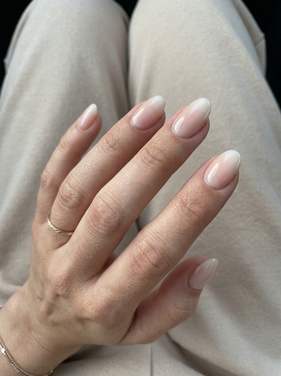 Milky French Ombre als Milky French Nägel Inspiration 2026